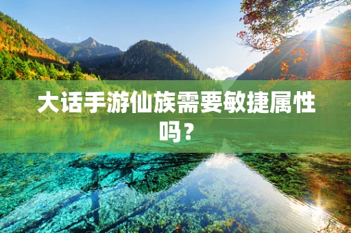 大话手游仙族需要敏捷属性吗？