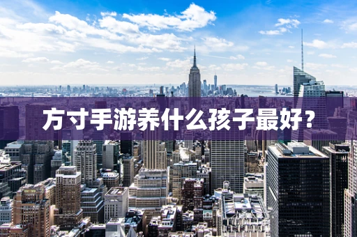 方寸手游养什么孩子最好？