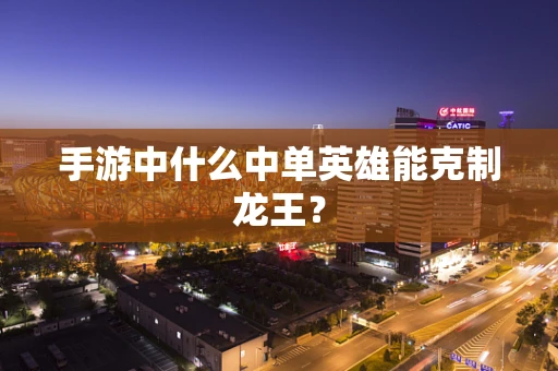 手游中什么中单英雄能克制龙王？