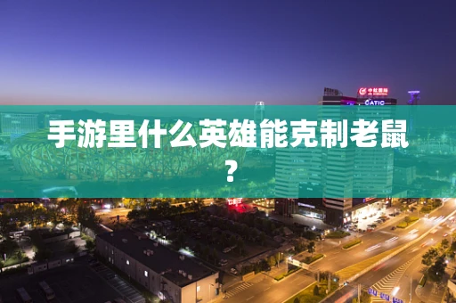 手游里什么英雄能克制老鼠？