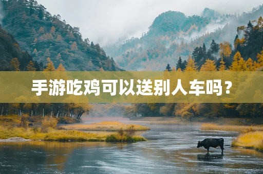 手游吃鸡可以送别人车吗？