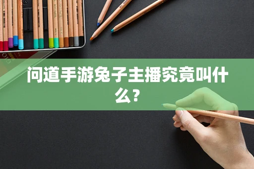 问道手游兔子主播究竟叫什么？