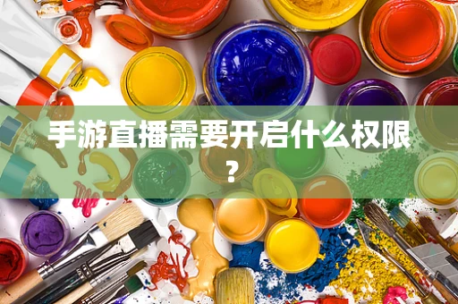 手游直播需要开启什么权限？