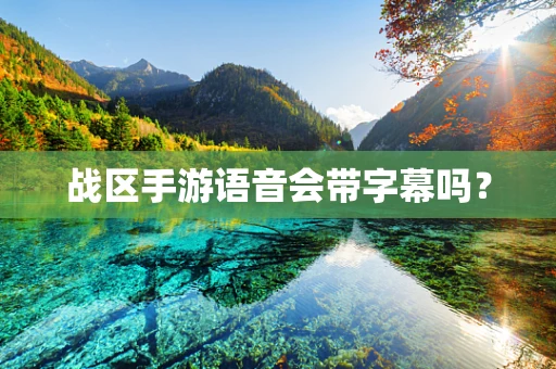 战区手游语音会带字幕吗？